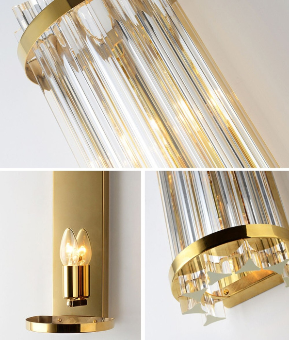 Бра Wall lamp 88014W brass