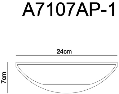 Бра INTERIOR A7107AP-1SS