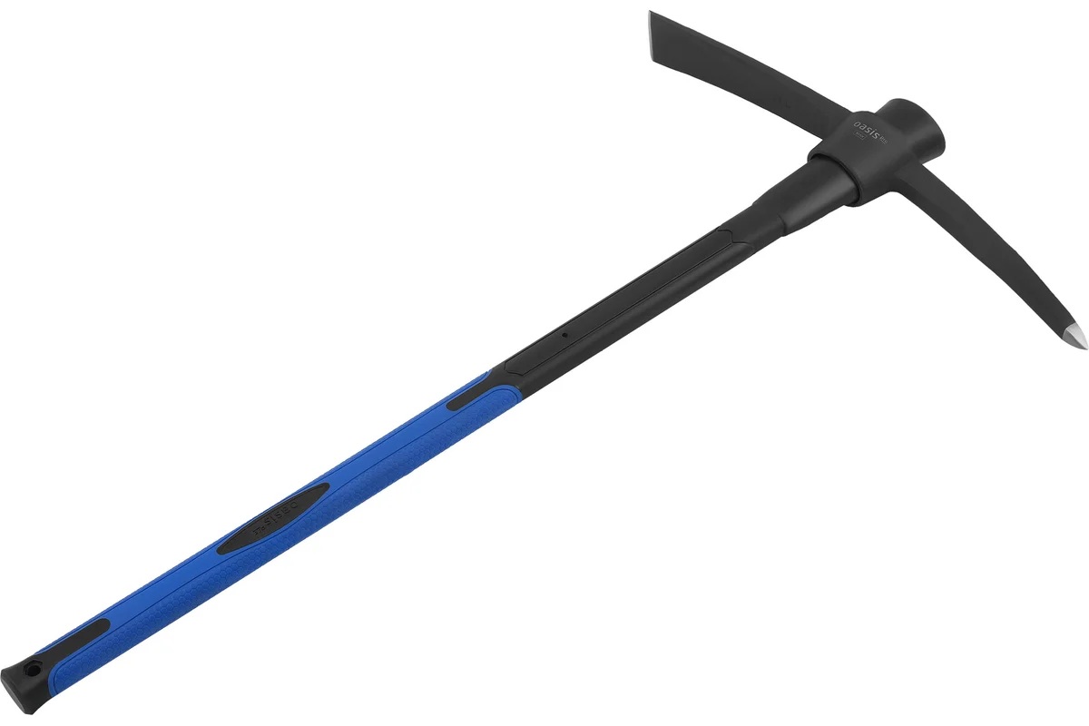 Кирка с обрезиненной фиберглассовой рукояткой Oasis (900мм, 3кг) 103010703005