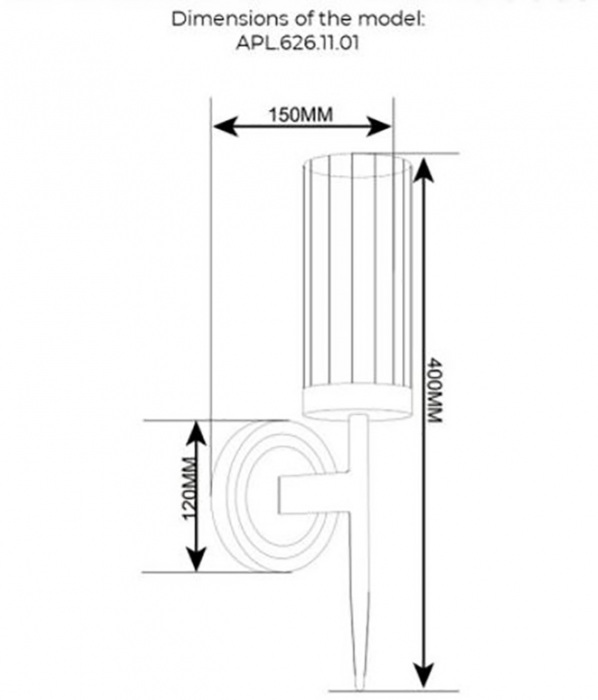 Бра Klaris APL.626.11.01