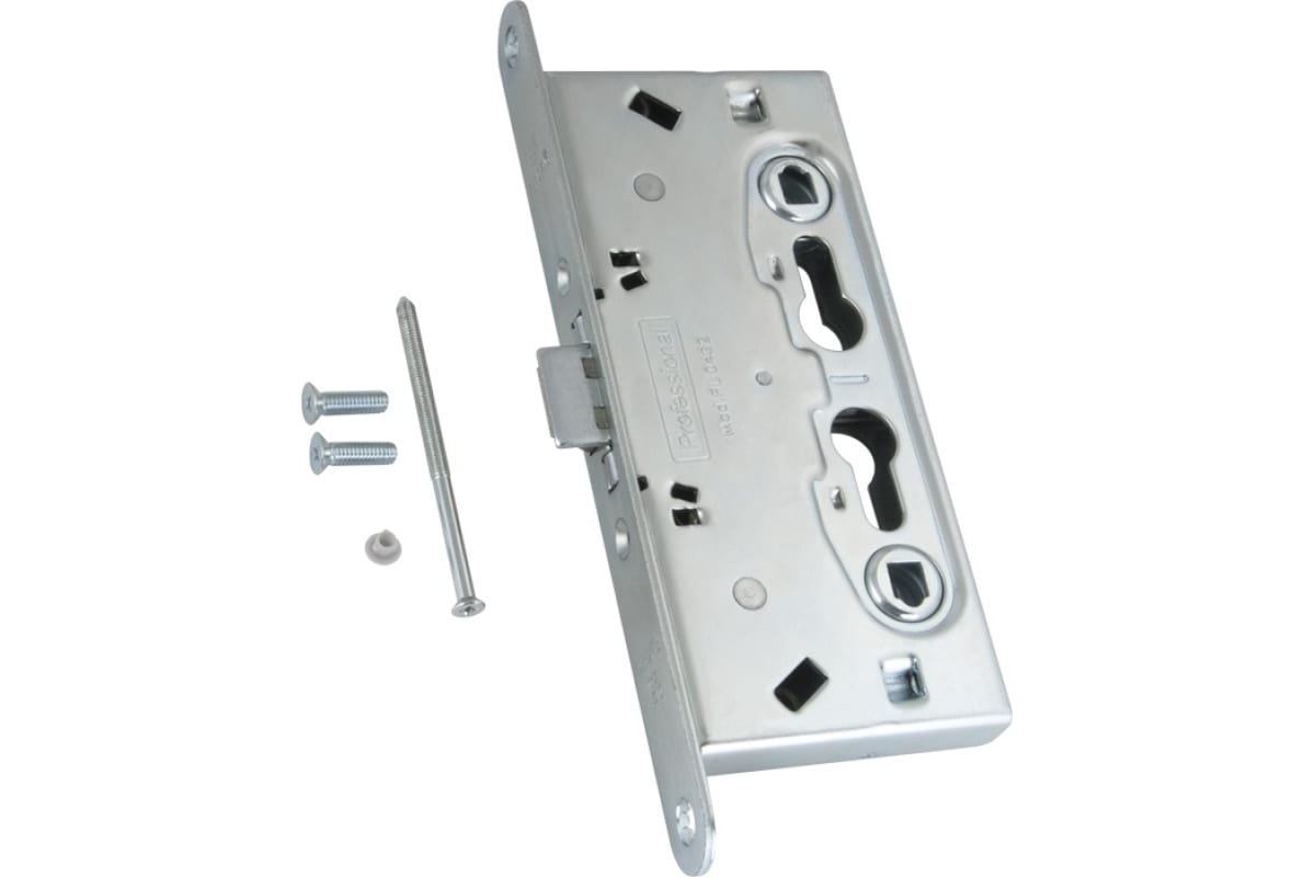 Корпус врезного замка для противопожарных дверей Fuaro FL-0432 никель 25811
