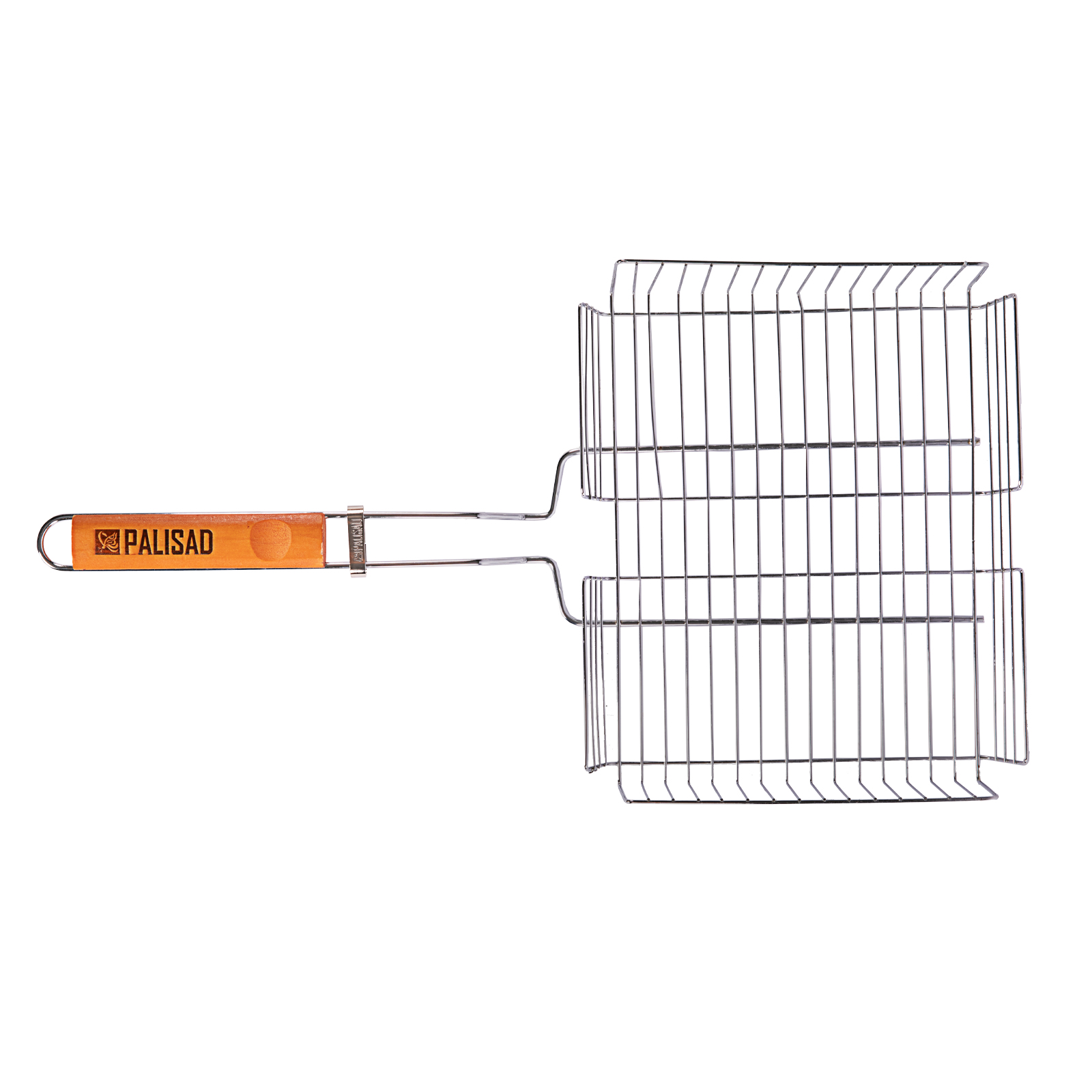 Решетка -гриль 260х320х65 мм,объёмная,хромированная Camping//Palisad