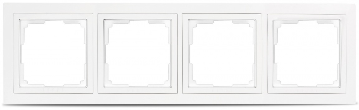 Рамка Smartbuy Нептун (4 поста) белый SBE-05w-Plastic-FR-4