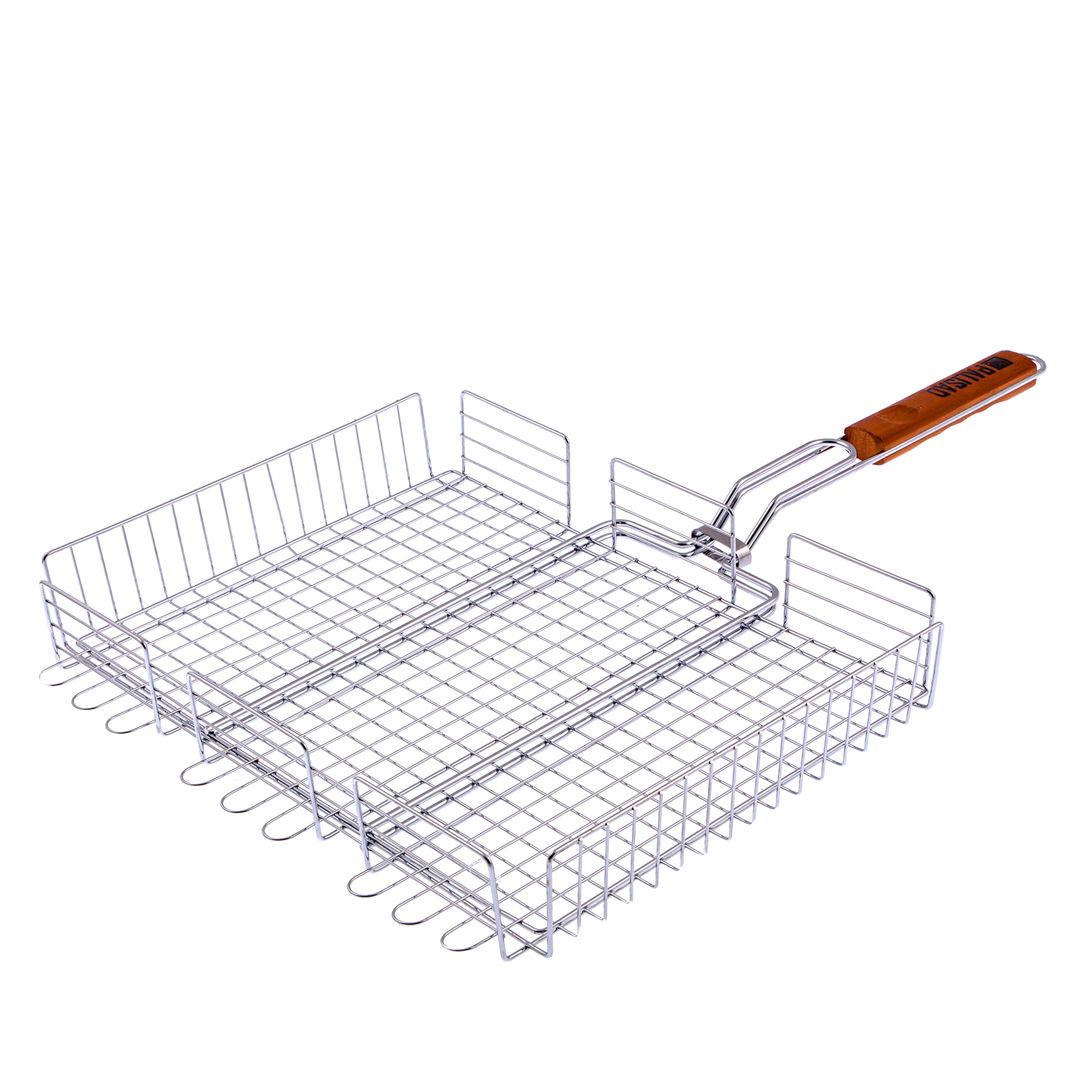 Решетка гриль 315x410x70 мм объемная хромир.Camping//Palisad