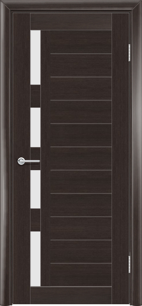 Т25, Орех темный рифленый, Белое матовое