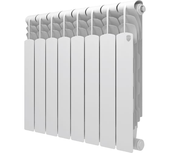 Радиатор алюминиевый Royal Thermo Revolution 500 500 мм Бок., Белый