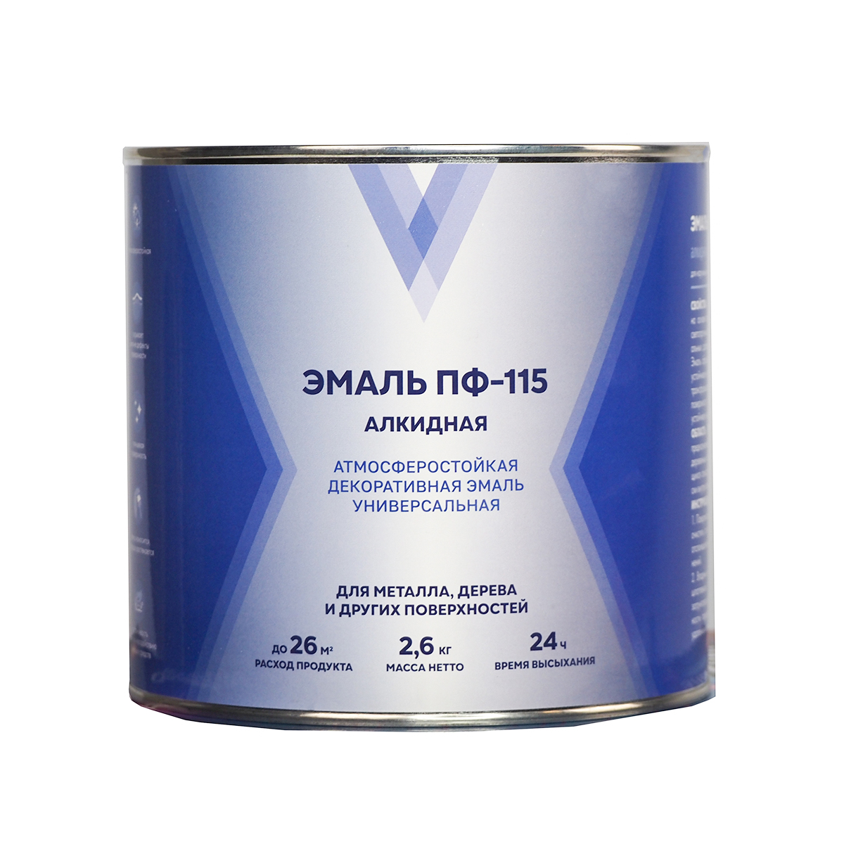 Эмаль ПФ-115 "V" белая 2,6кг (1/6) 276670