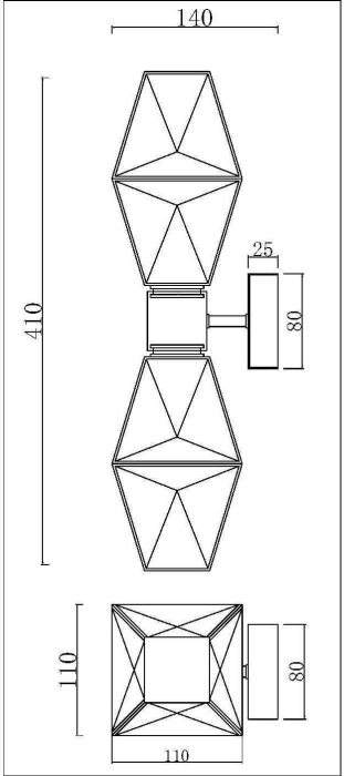 Бра Coctail time MOD325WL-02G