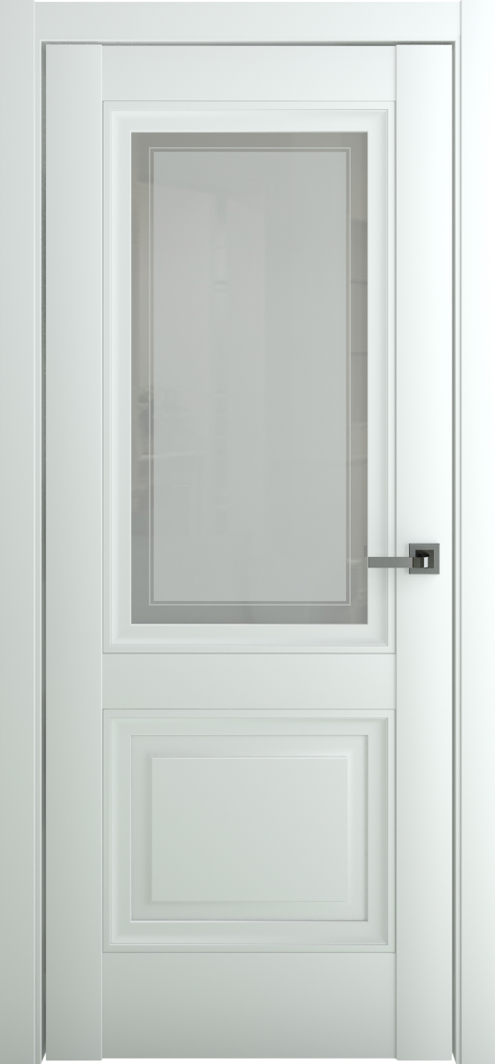 Венеция В2, Classic Baguette, Экошпон, Матовый белый, Сатинат