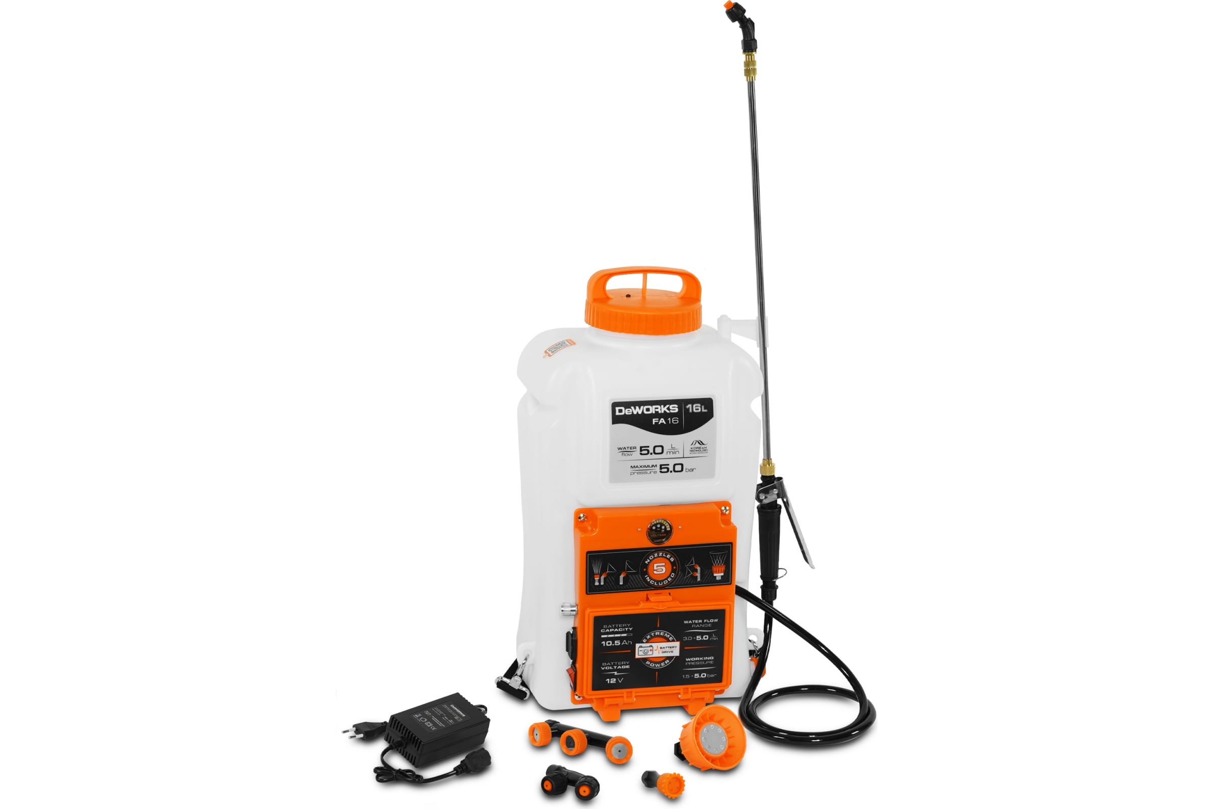 Опрыскиватель аккумуляторный DeWorks FA 16