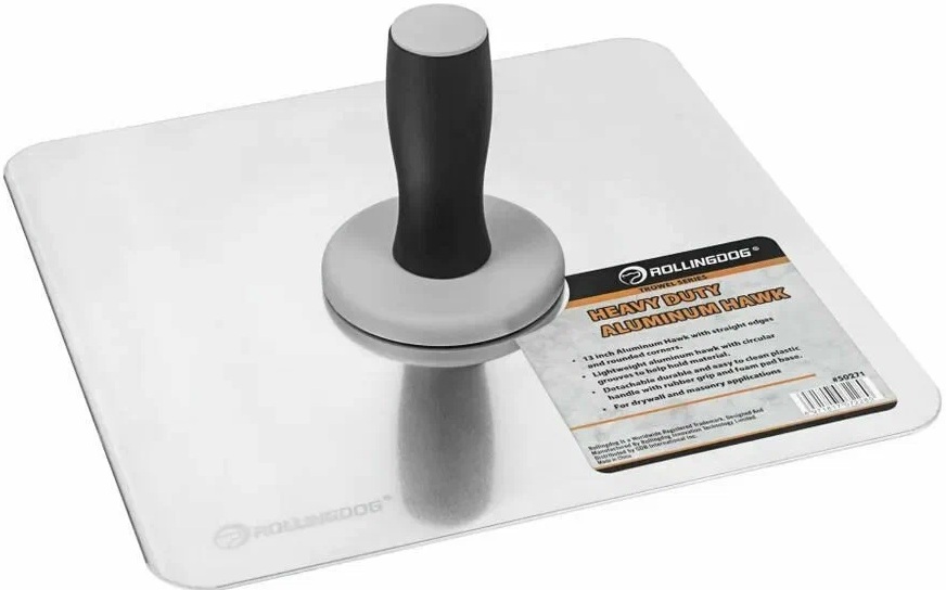 Сокол штукатурный, алюминиевый Rollingdog Professional (330х330мм) 50551