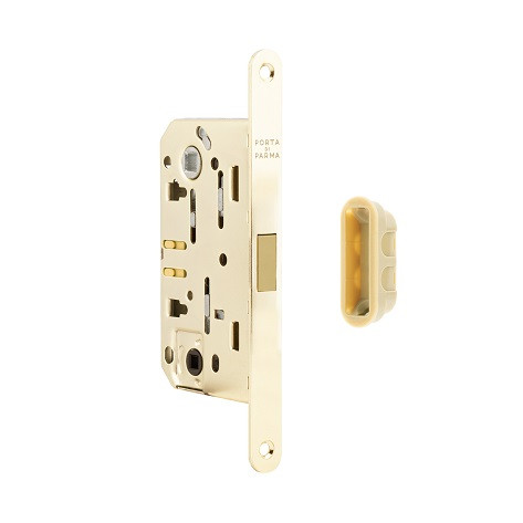 Защелка врезная магнитная под фиксатор Porta Di Parma Polaris M-01WC-06 Полированное золото