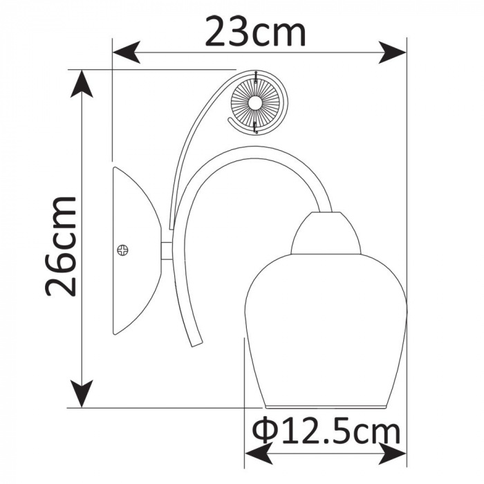 Бра Millo A9549AP-1GO