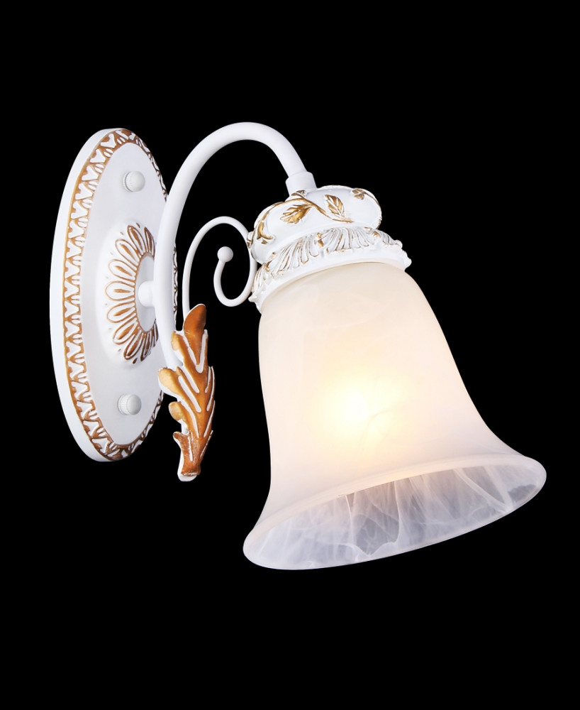 Бра 11438 11438/1W WHITE&GOLD