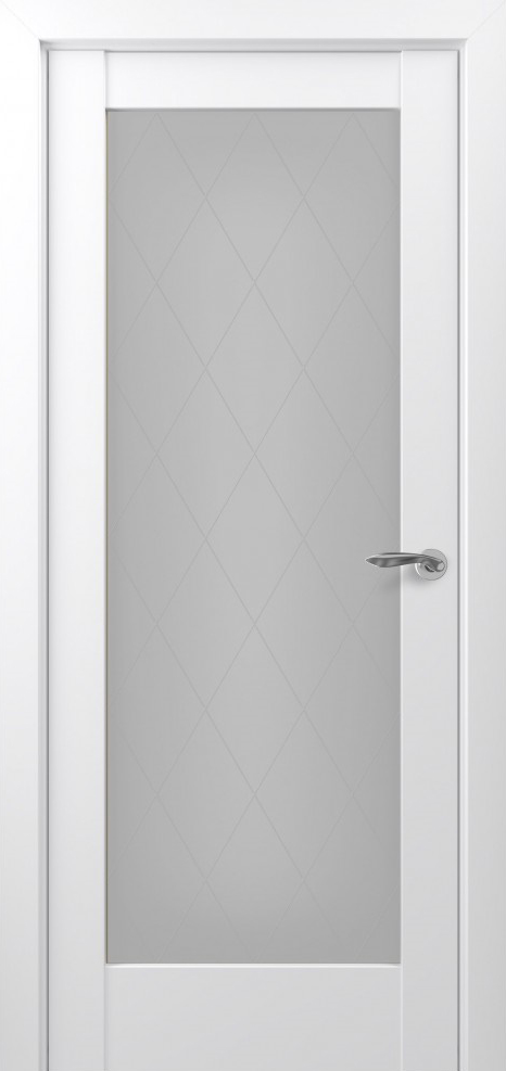 Неаполь, S Classic, Экошпон, Матовый белый, Сатинат, Ромб