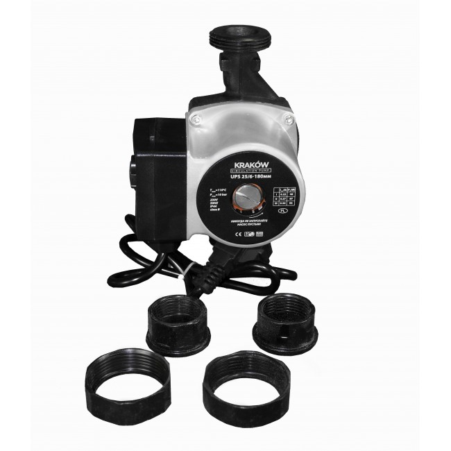 Насос циркуляционный KRAKOW LRS 25/6-130G без гаек