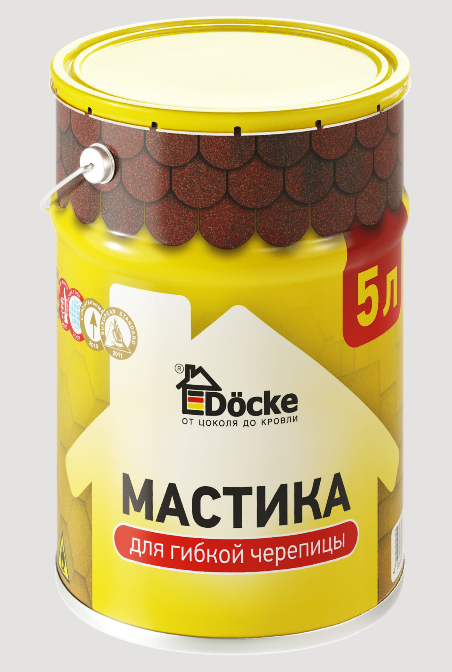 Мастика для гибкой черепицы Деке 5,1л
