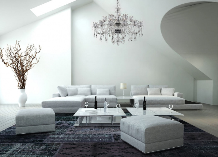 Подвесная люстра Ashanti Ashanti 1250.18 clear