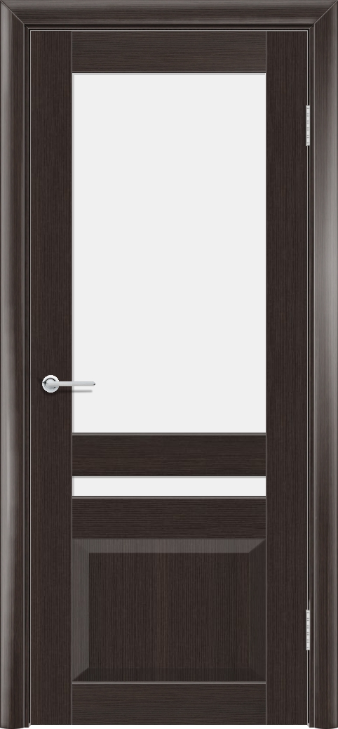 Т15, Орех темный рифленый, Белое матовое