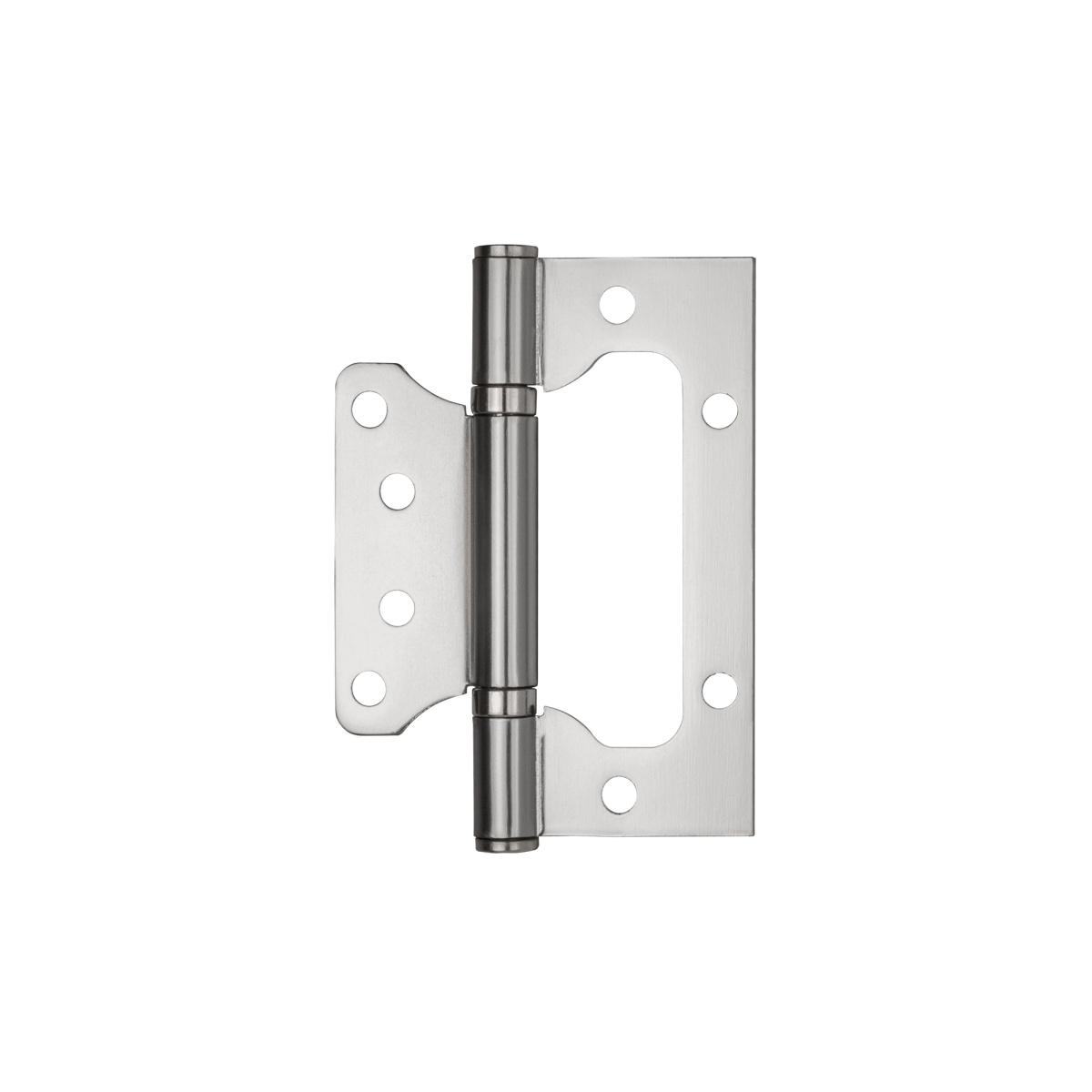 Петля универсальная накладная без врезки Ajax IN4000W SSC (100/P-2B 100x2,3) сатинированн.хром 58225