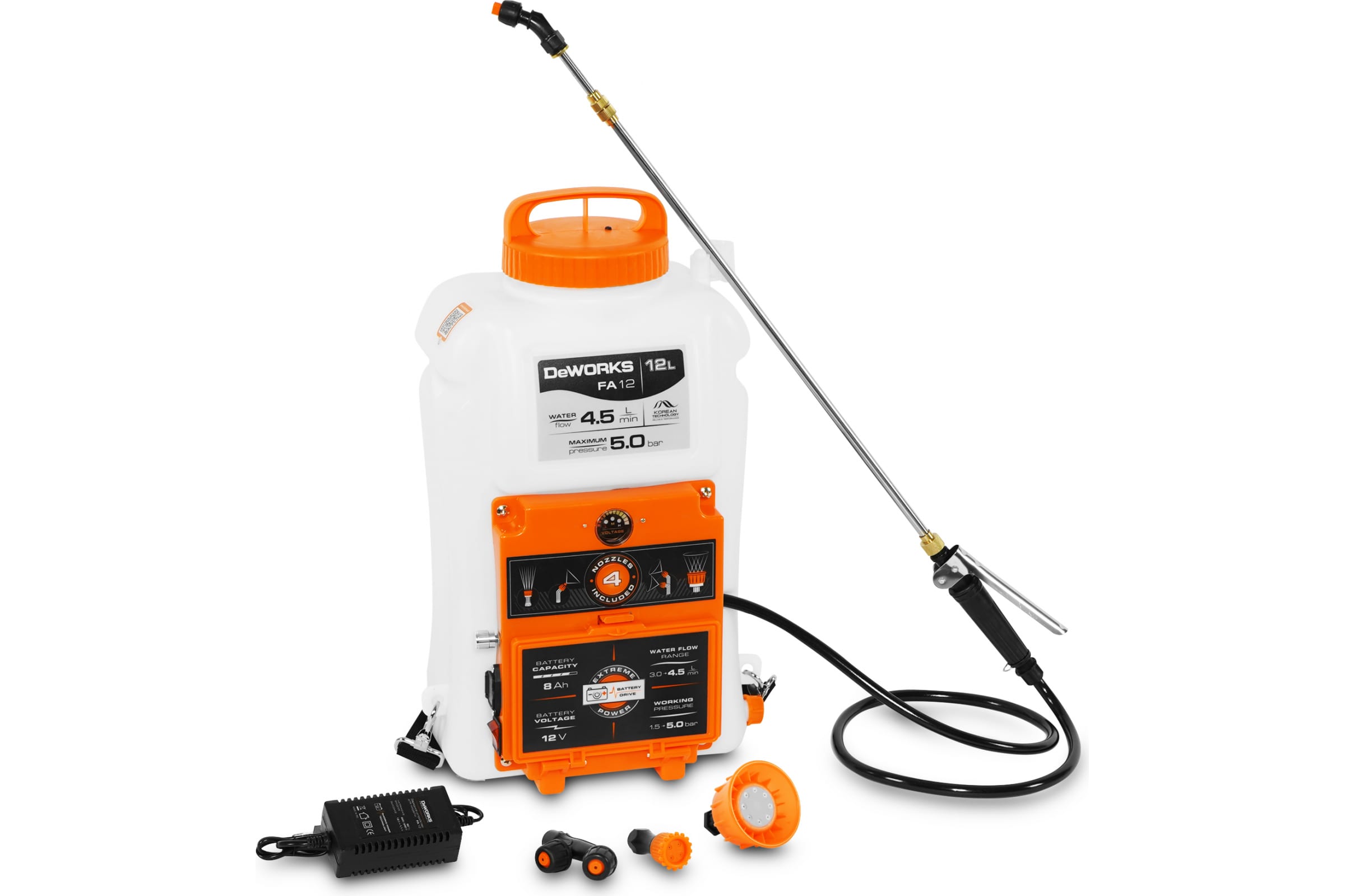Опрыскиватель аккумуляторный DeWorks FA12