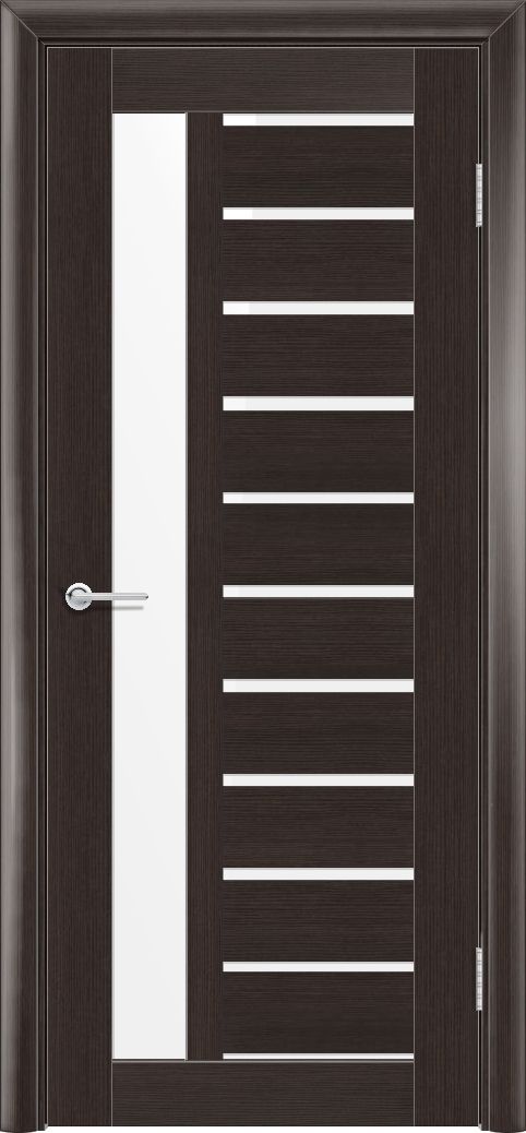 Т13, Орех темный рифленый, Лакобель белый