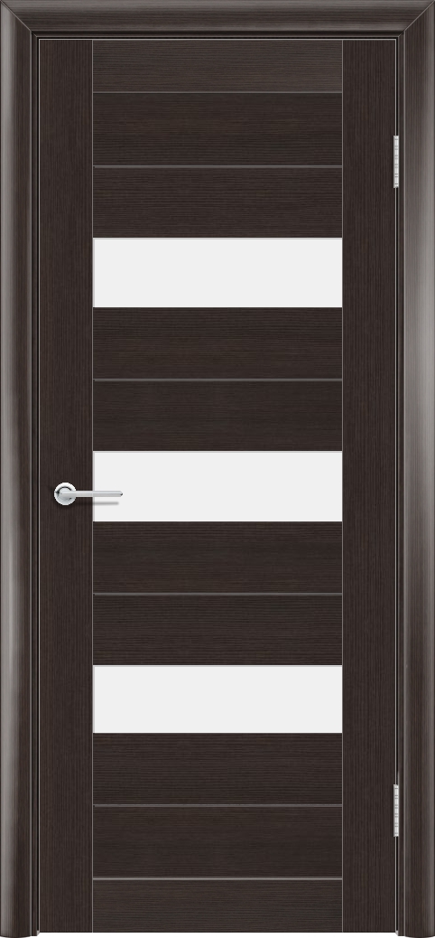 Т36, Орех темный рифленый, Белое матовое