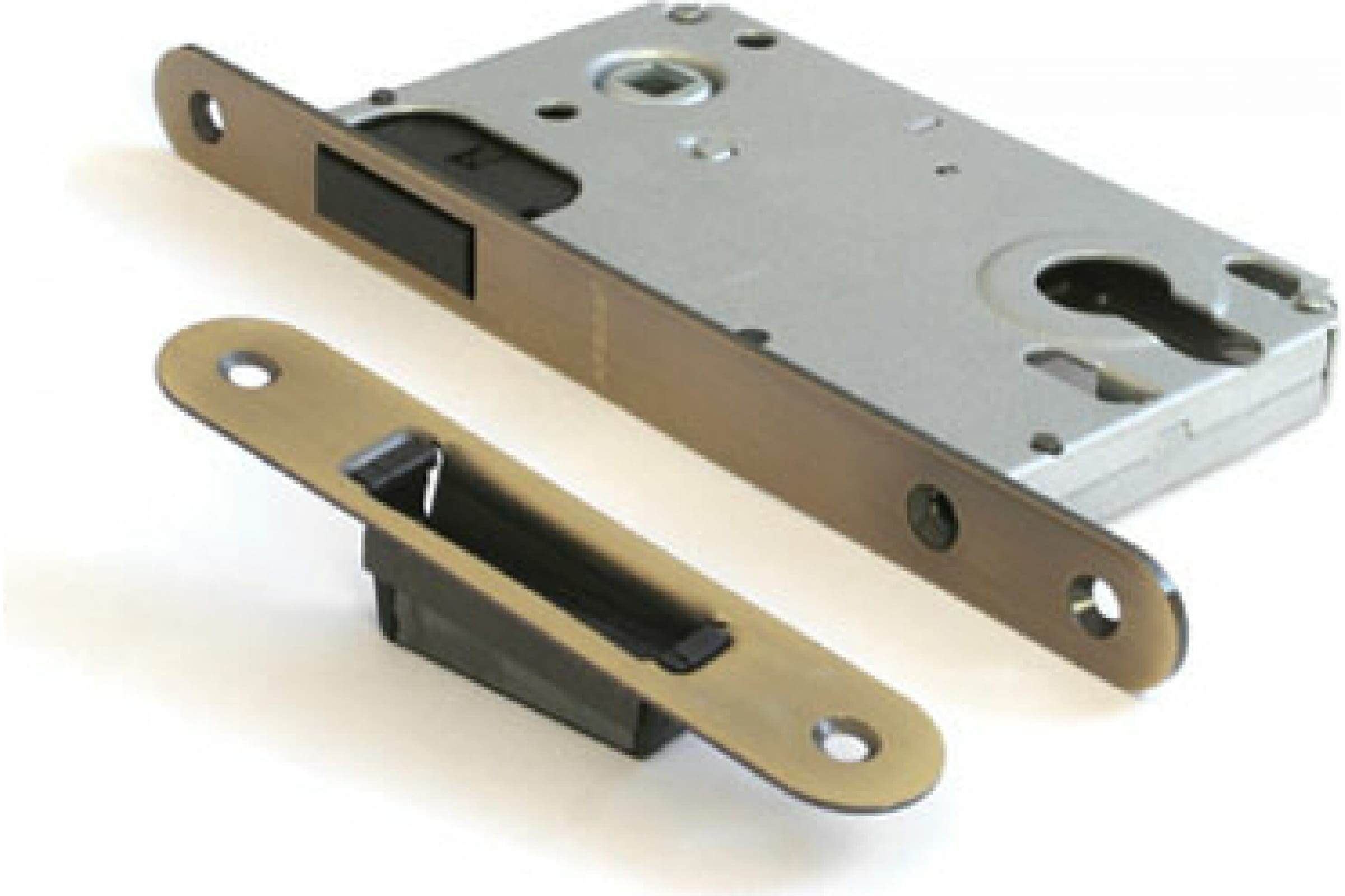 Защелка с фиксацией магнитная Apecs 5300-M-AB бронза 15739