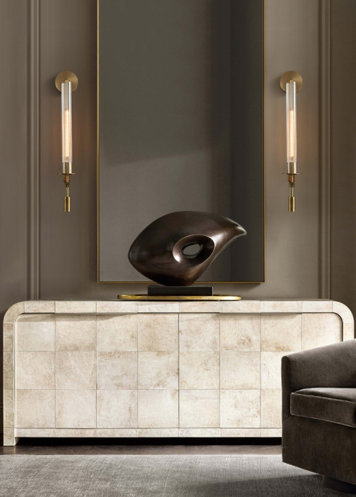 Бра Wall lamp 88043W brass