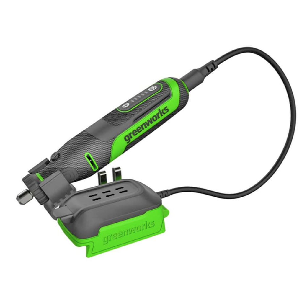 Гравер аккумуляторный Grenworks G24RT, 24V, бесщеточный, без АКБ и ЗУ