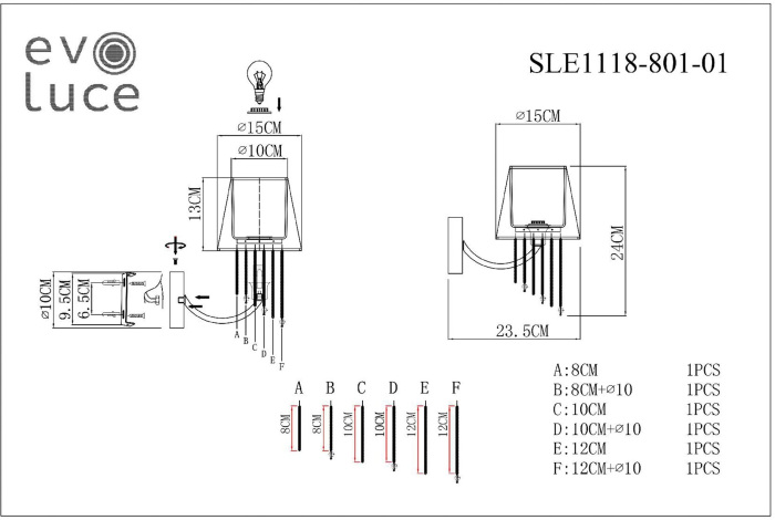 Бра Alluria SLE1118-801-01
