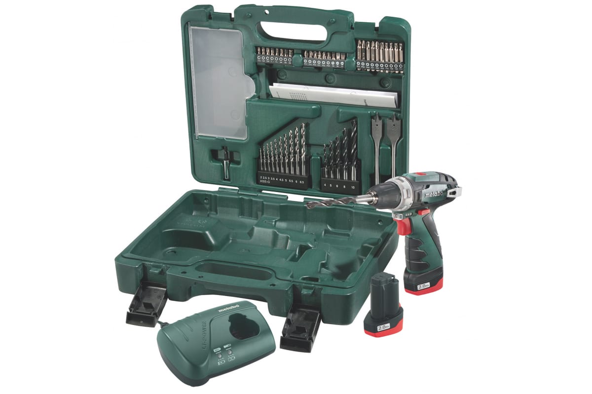 Metabo 600080880. 0ah x2 case set2 600080880. 4 set. Шуруповёрт метабо 12 powermaxx bs 600080950. Basic set 600080880.