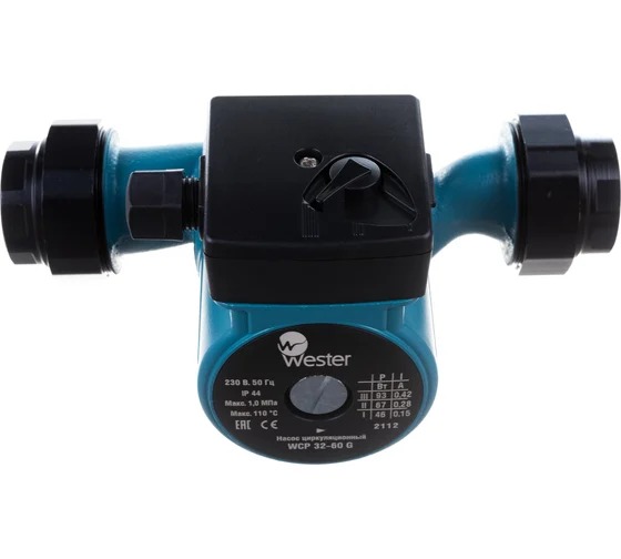 Насос циркуляционный Wester WCP 32-60G с гайками