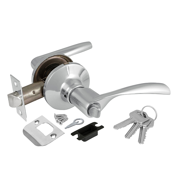 Ручка защелка AJAX DK610 CP-ET (6010 CP-E) ключ/фиксатор Хром 39509