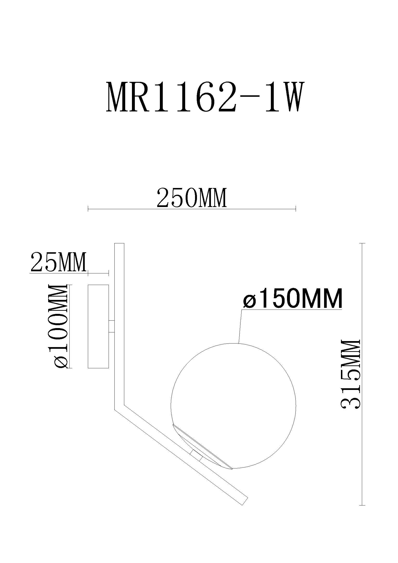 Бра Pierre MR1162-1W