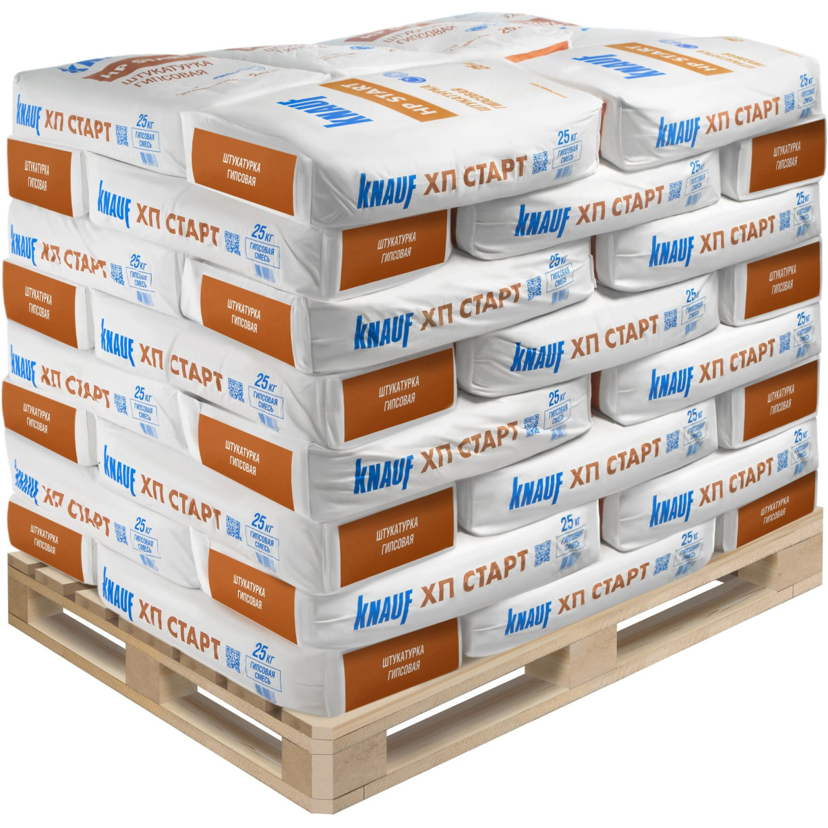 Штукатурка гипсовая Knauf ХП Старт 25 кг (48шт/под)