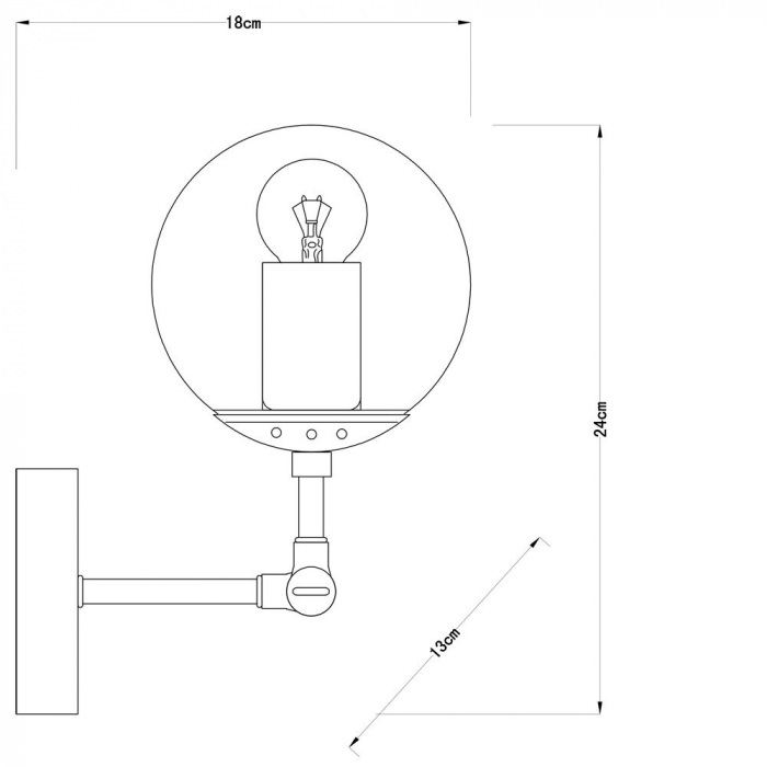 Бра Bolla A1664AP-1CC
