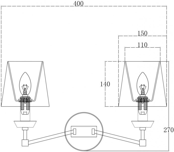 Бра Beira MOD064WL-02N