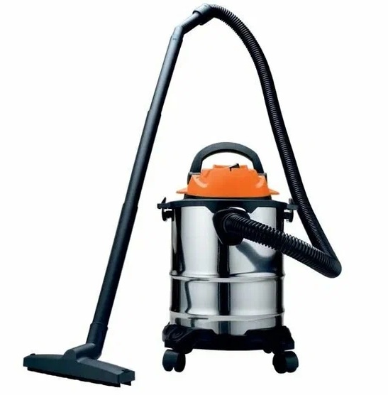 Пылесос строительный Daman DVC-15P (230В, 50Гц, 1400Вт, пылесборник 15л, шланг 2м)