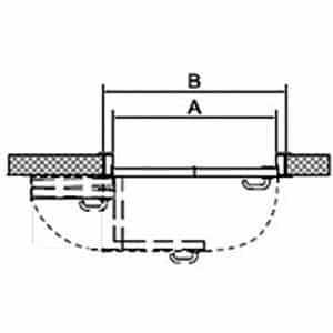 Система для раздвижных дверей MORELLI 180-TWICE LEFT 80, комплект для левой двери 80см 9009938