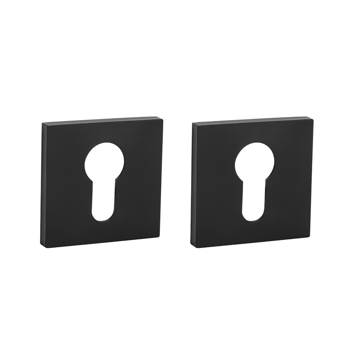 Накладка под цилиндр AJAX ET.K.JS51 (ET JS) BL-24 черный 48265