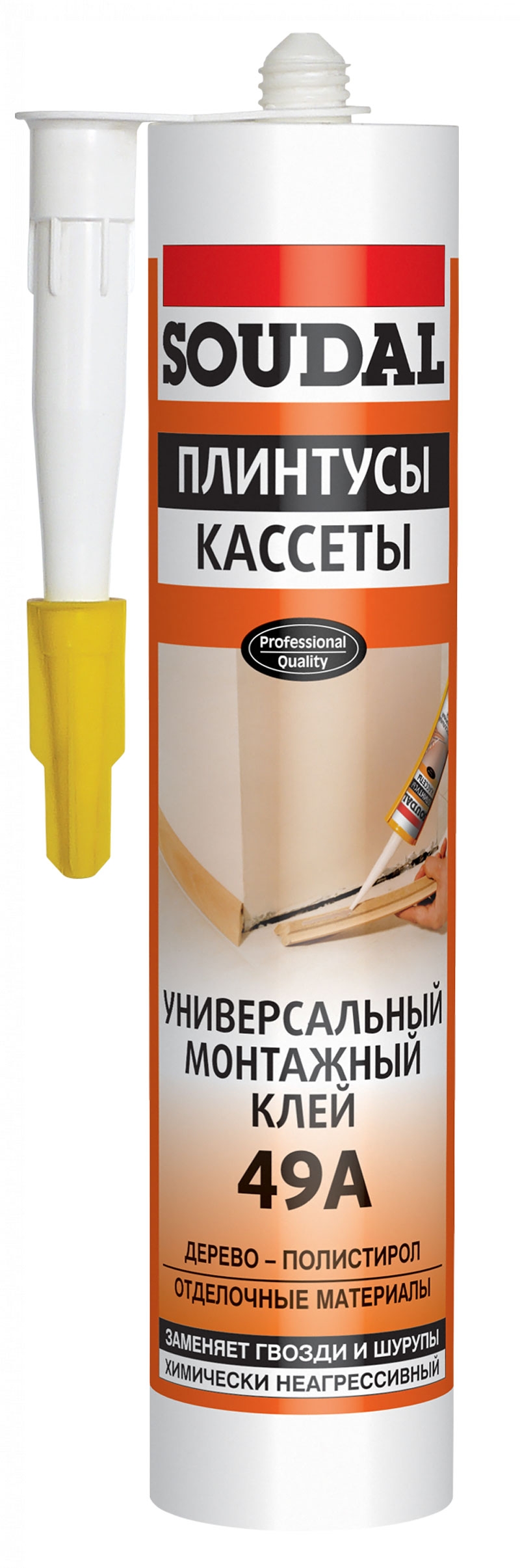 Клей монтажный универсальный 49А RU 280мл