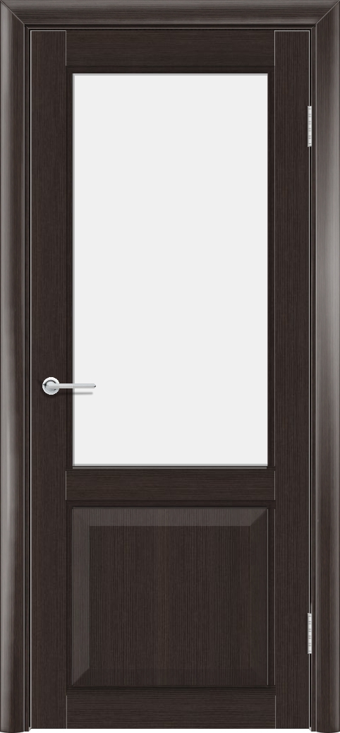 Т42, Орех темный рифленый, Белое матовое