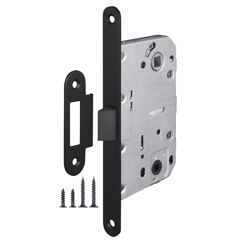 Защелка врезная Ajax PLASTLP96WC-50 BL черный 45911