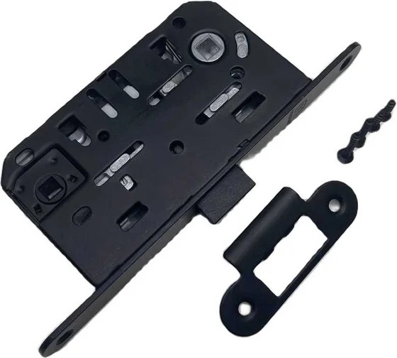 Межкомнатный механизм BASARA WC 411 B-S KEVLAR MBP (Plastic, Чёрный Матовый) 40105