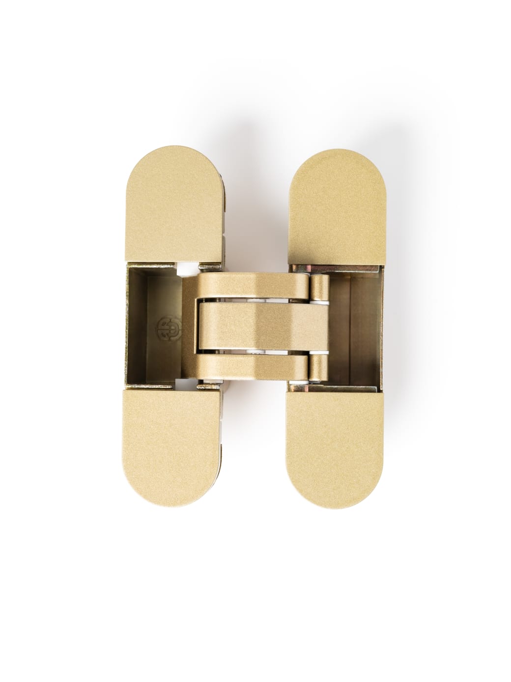 Петля дверная скрытая D4U H24 золото матовое 3D