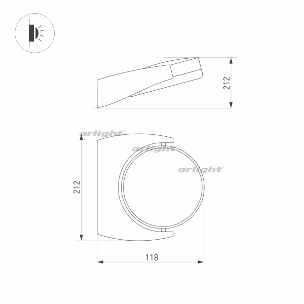 Архитектурная подсветка LGD-EYE-WALL 029979