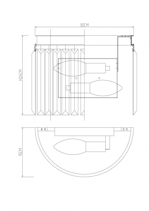 Бра Nova Cognac 3002/06 AP-2
