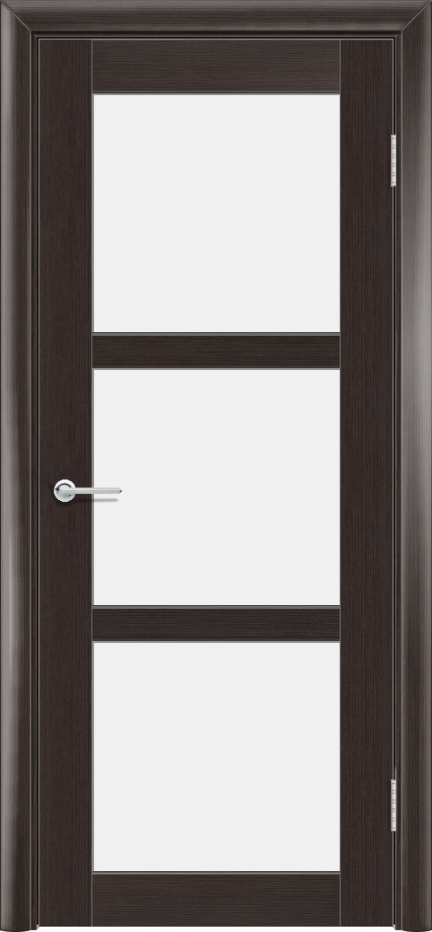 Т24, Орех темный рифленый, Белое матовое