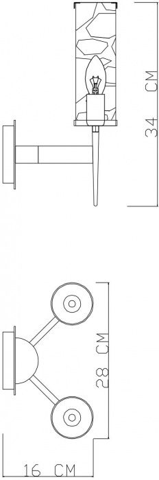 Бра Sham 4505/17 AP-2